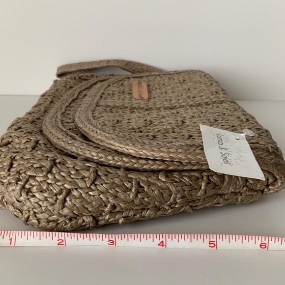 Vintage Gloria Astor Straw Clutch bag - Luna & Soleil - Picture 10 of 10